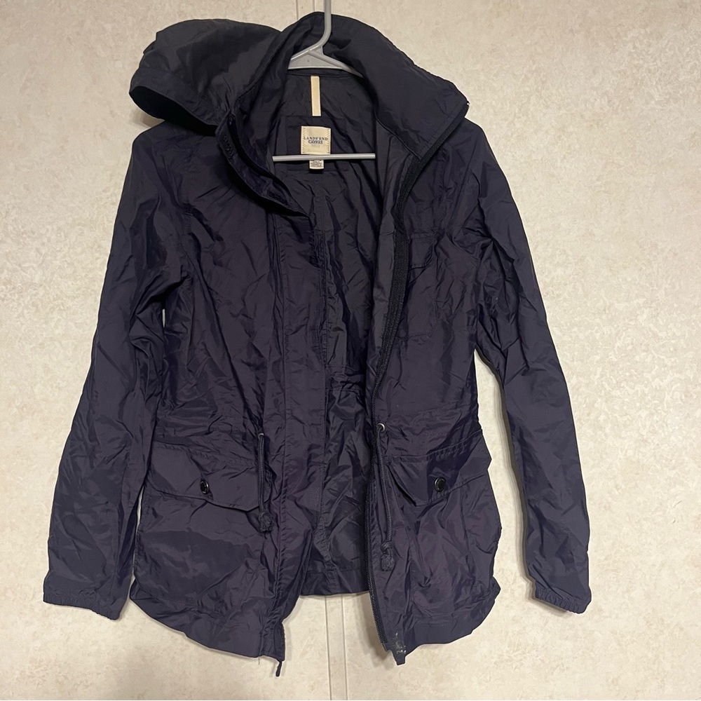 Lands'‎ End Women's Navy Utility Jacket